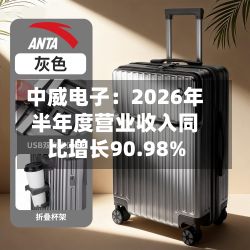 中威电子：2026年半年度营业收入同比增长90.98%-第2张图片