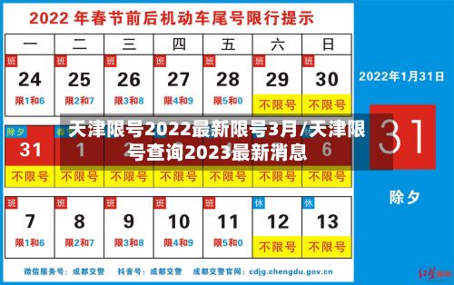 天津限号2022最新限号3月/天津限号查询2023最新消息