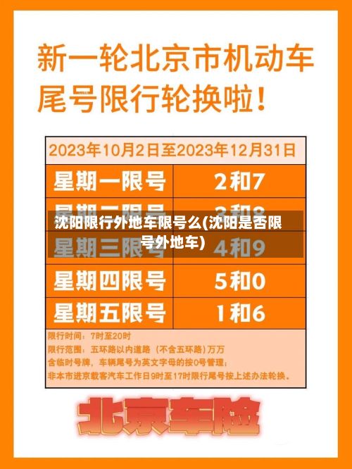 沈阳限行外地车限号么(沈阳是否限号外地车)-第2张图片