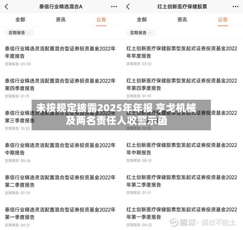 未按规定披露2025年年报 亨戈机械及两名责任人收警示函