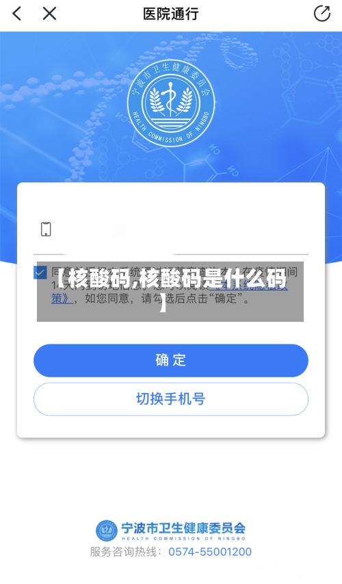 【核酸码,核酸码是什么码】
