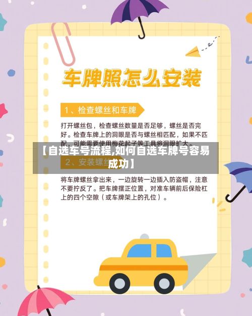 【自选车号流程,如何自选车牌号容易成功】-第2张图片