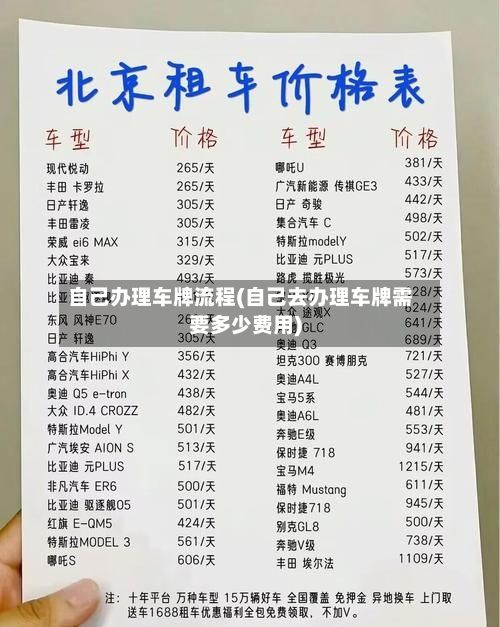 自己办理车牌流程(自己去办理车牌需要多少费用)