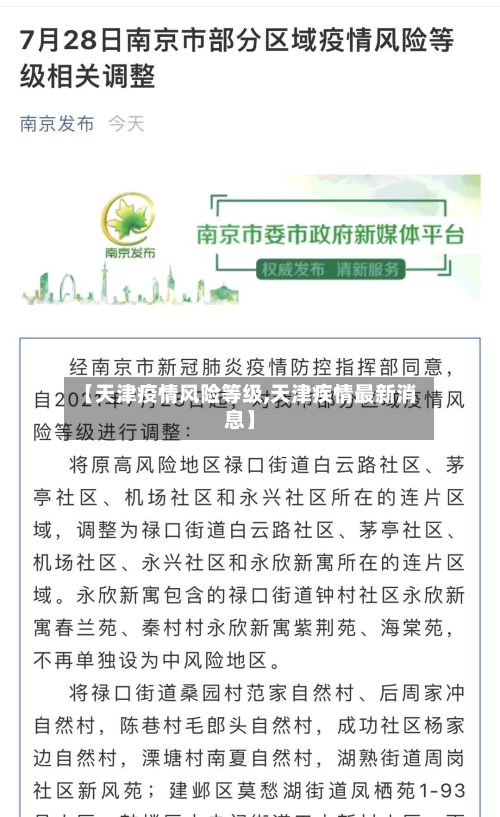 【天津疫情风险等级,天津疾情最新消息】