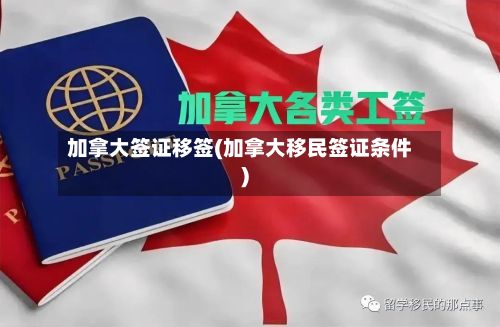 加拿大签证移签(加拿大移民签证条件)-第2张图片
