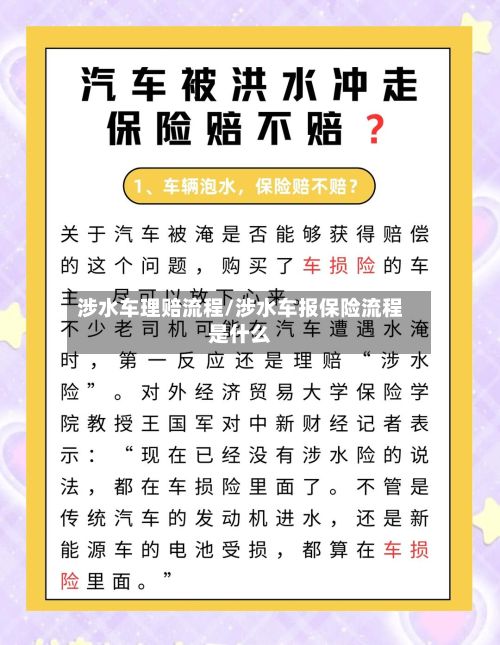 涉水车理赔流程/涉水车报保险流程是什么
