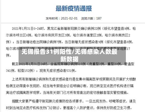 无锡报告31例阳性/无锡感染人数最新数据