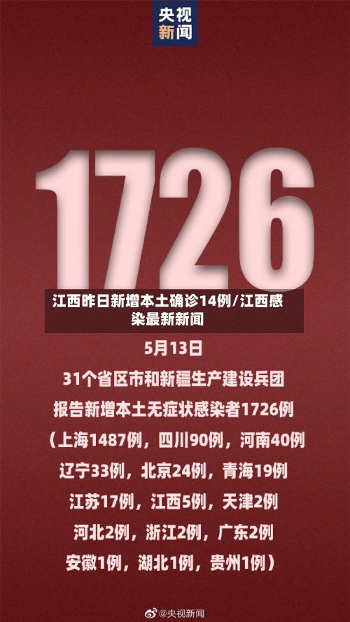 江西昨日新增本土确诊14例/江西感染最新新闻