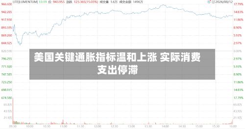 美国关键通胀指标温和上涨 实际消费支出停滞