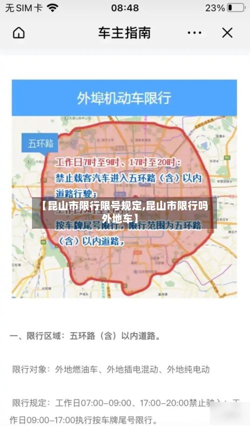 【昆山市限行限号规定,昆山市限行吗外地车】