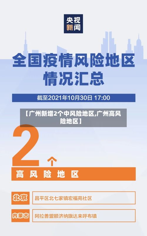 【广州新增2个中风险地区,广州高风险地区】-第3张图片