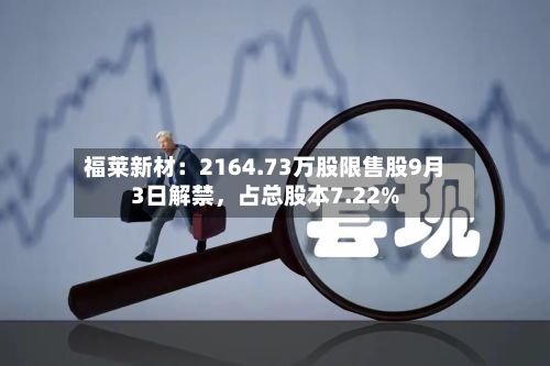 福莱新材：2164.73万股限售股9月3日解禁，占总股本7.22%-第2张图片