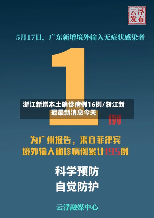 浙江新增本土确诊病例16例/浙江新冠最新消息今天