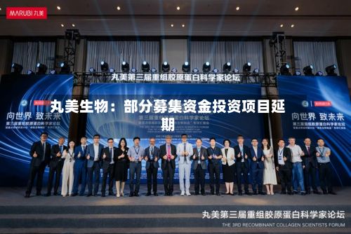 丸美生物:部分募集资金投资项目延期