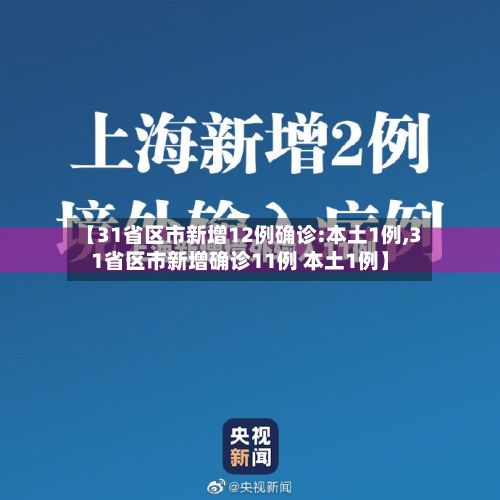 【31省区市新增12例确诊:本土1例,31省区市新增确诊11例 本土1例】-第2张图片